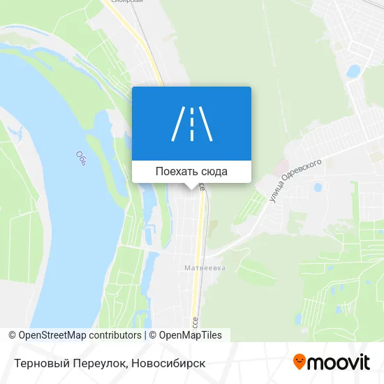Карта Терновый Переулок