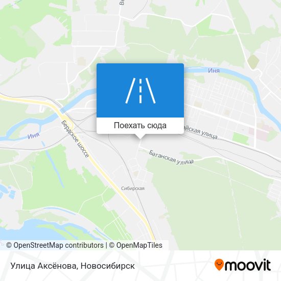 Карта Улица Аксёнова