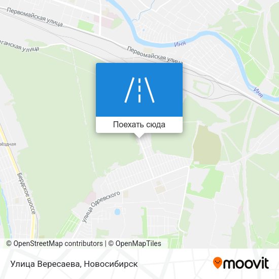 Карта Улица Вересаева