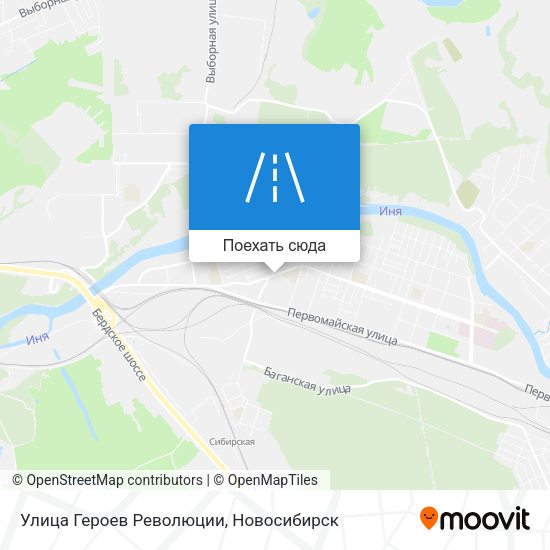 Карта Улица Героев Революции