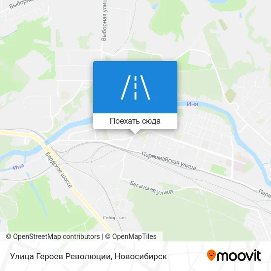 Карта Улица Героев Революции
