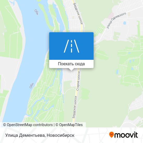 Карта Улица Дементьева