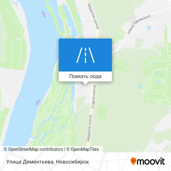 Карта Улица Дементьева
