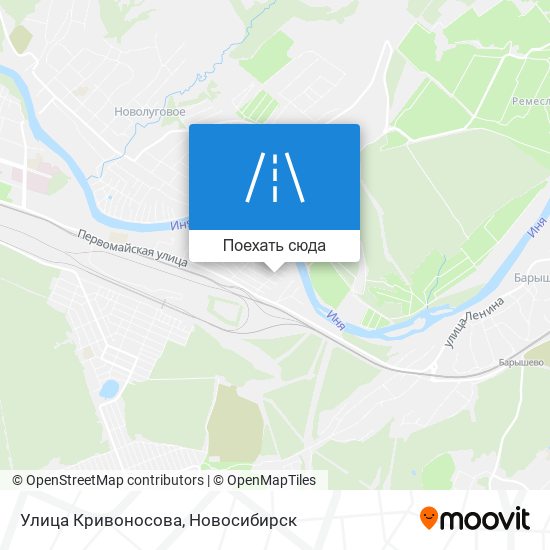 Карта Улица Кривоносова
