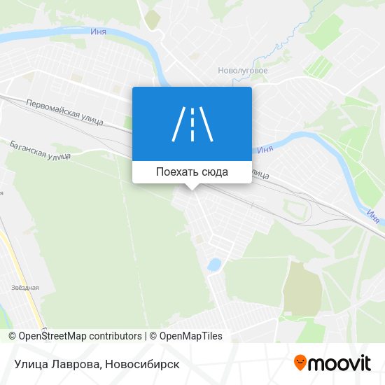Карта Улица Лаврова
