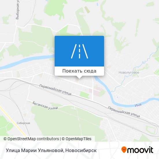 Карта Улица Марии Ульяновой