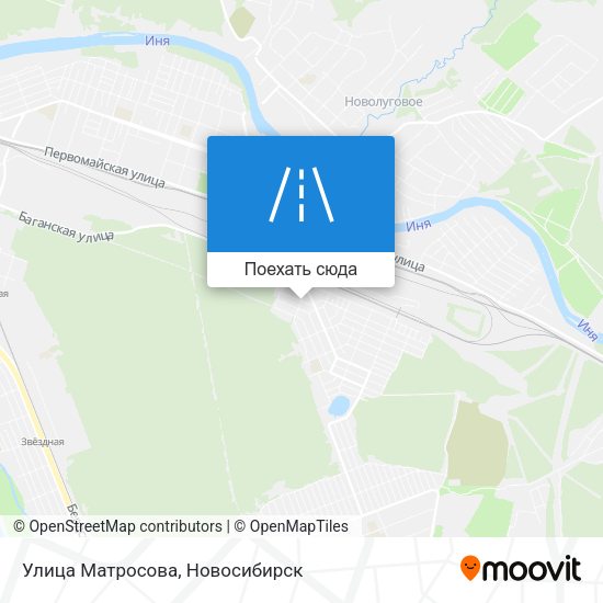 Карта Улица Матросова