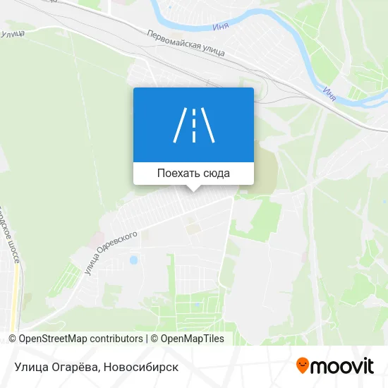 Карта Улица Огарёва