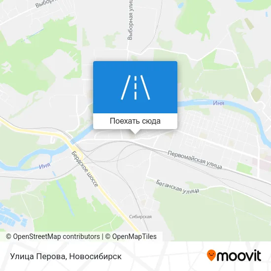 Карта Улица Перова