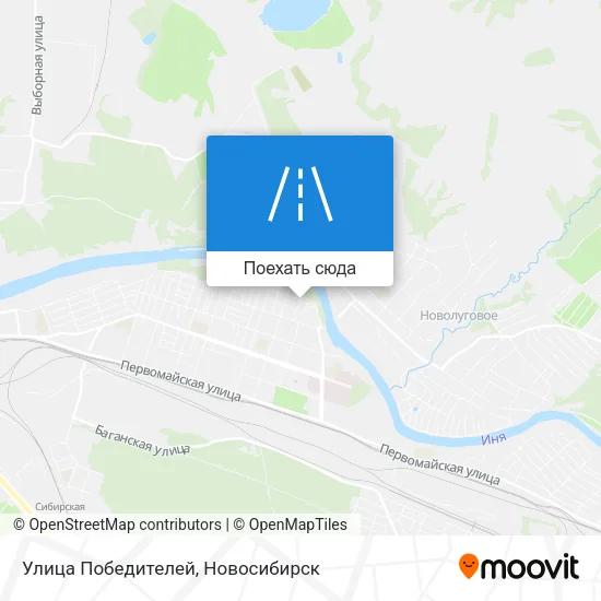 Карта Улица Победителей