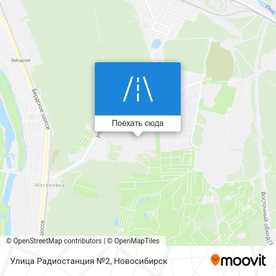 Карта Улица Радиостанция №2