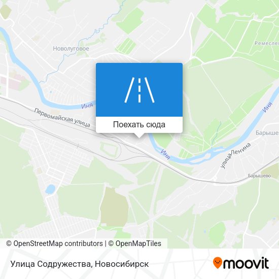Карта Улица Содружества
