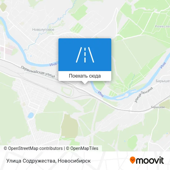Карта Улица Содружества