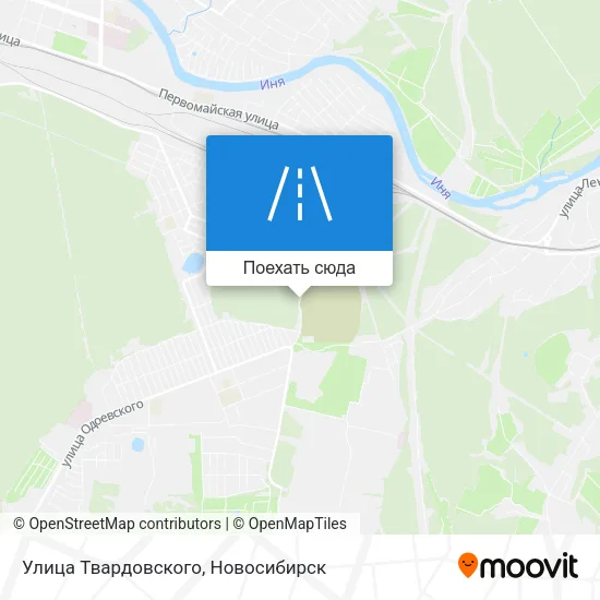 Карта Улица Твардовского