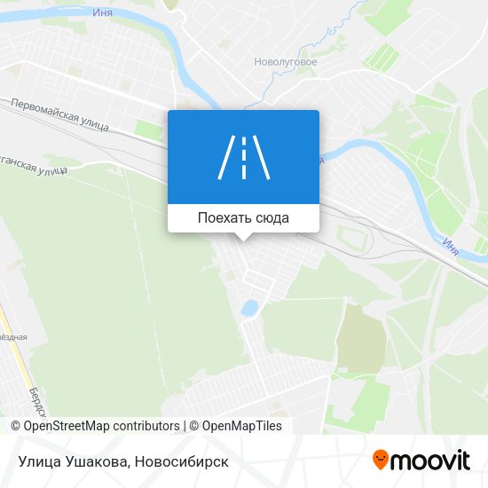 Карта Улица Ушакова