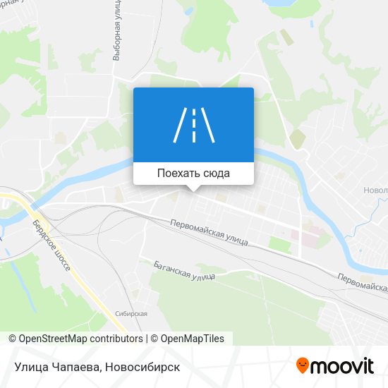 Карта Улица Чапаева