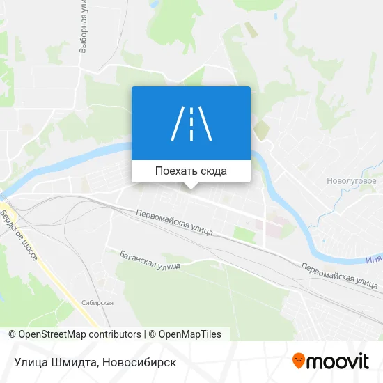 Карта Улица Шмидта