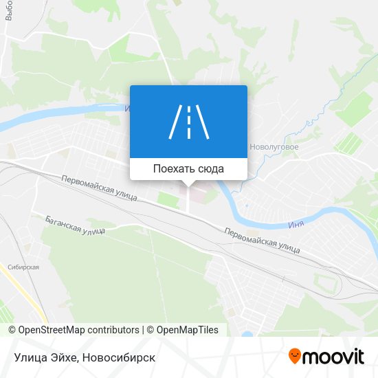 Карта Улица Эйхе