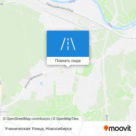 Карта Ученическая Улица