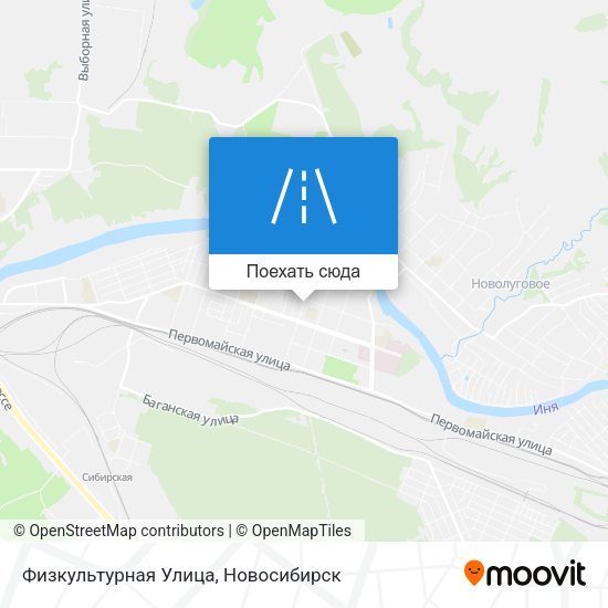 Карта Физкультурная Улица
