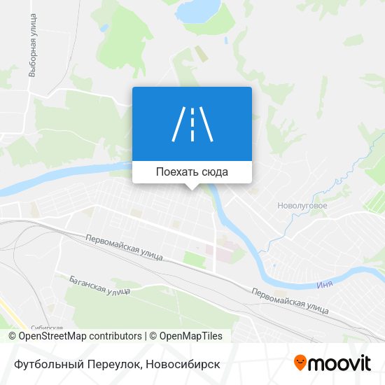 Карта Футбольный Переулок