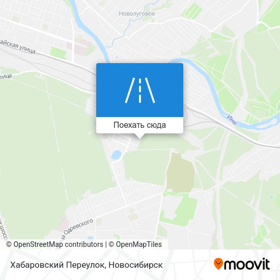 Карта Хабаровский Переулок