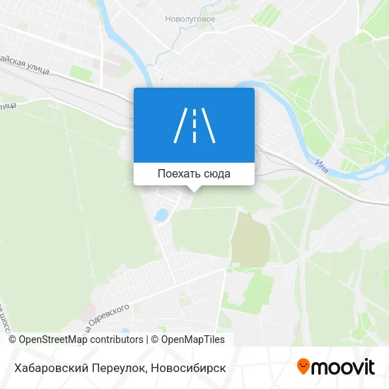Карта Хабаровский Переулок