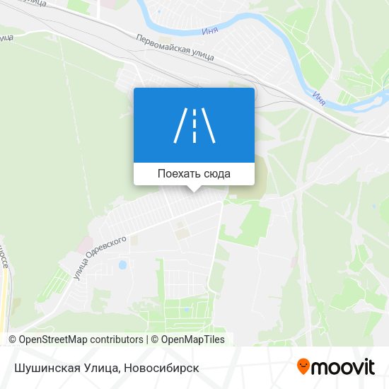 Карта Шушинская Улица