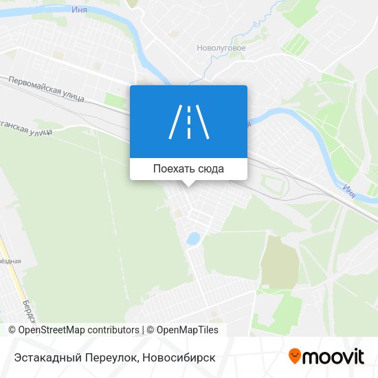 Карта Эстакадный Переулок