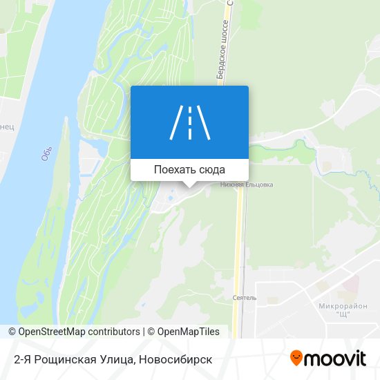 Карта 2-Я Рощинская Улица