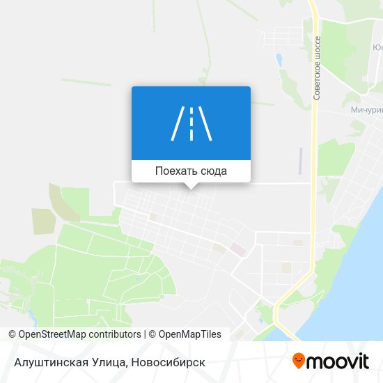 Карта Алуштинская Улица