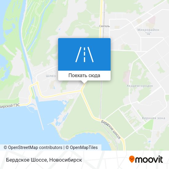 Карта Бердское Шоссе