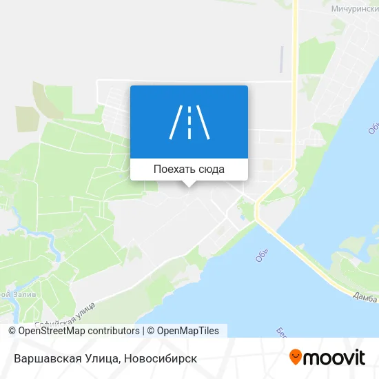 Карта Варшавская Улица