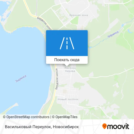 Карта Васильковый Переулок