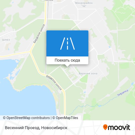 Карта Весенний Проезд