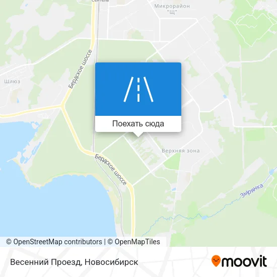 Карта Весенний Проезд