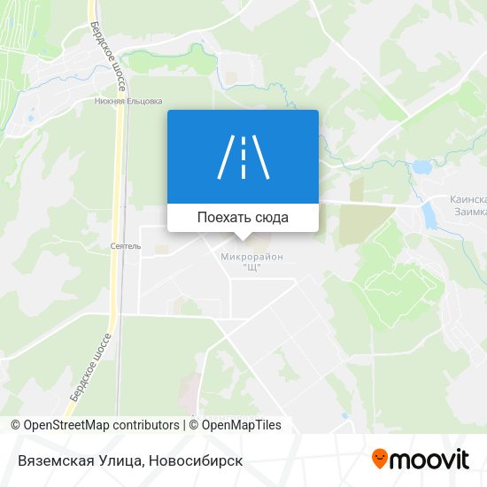 Карта Вяземская Улица
