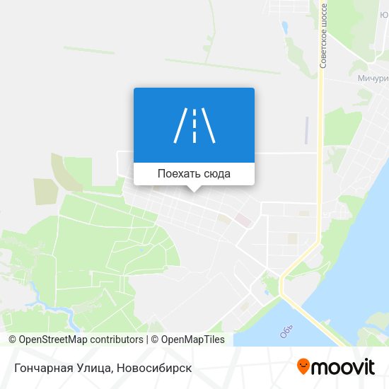 Карта Гончарная Улица