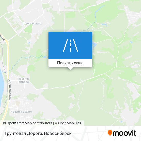 Карта Грунтовая Дорога