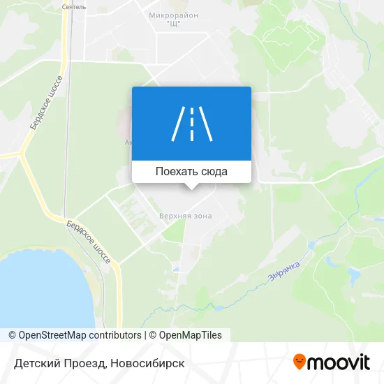 Карта Детский Проезд