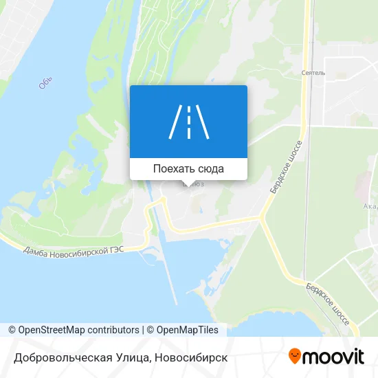 Карта Добровольческая Улица