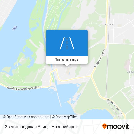 Карта Звенигородская Улица