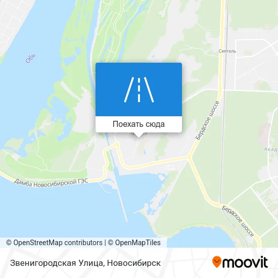 Карта Звенигородская Улица