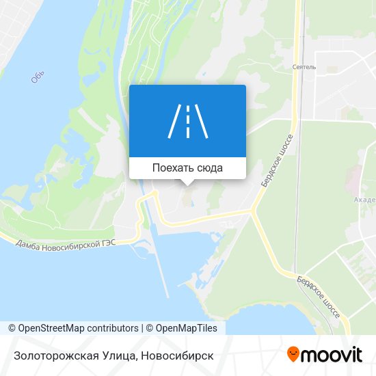 Карта Золоторожская Улица