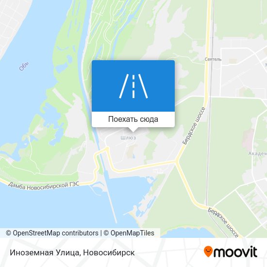 Карта Иноземная Улица