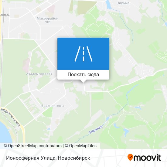 Карта Ионосферная Улица