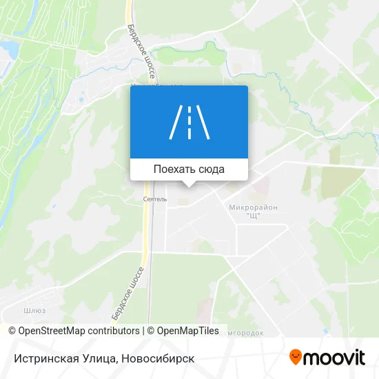 Карта Истринская Улица