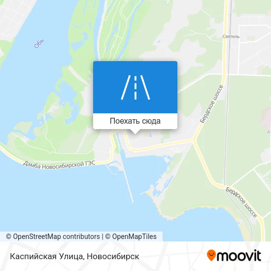 Карта Каспийская Улица