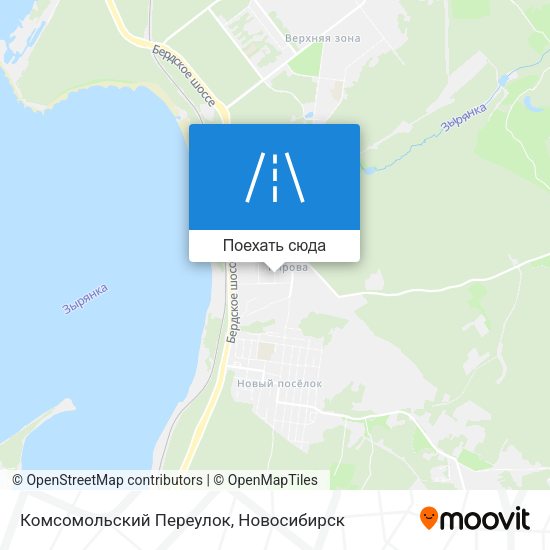 Карта Комсомольский Переулок