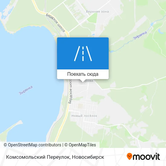 Карта Комсомольский Переулок